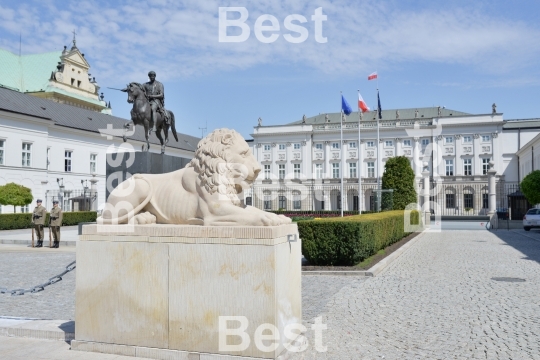 Polish Presidential Palace in Warsaw