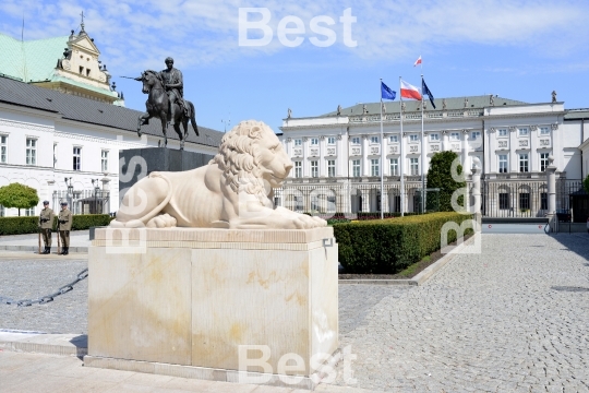 Polish Presidential Palace in Warsaw