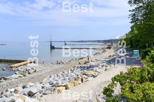 Rebuilding the coast in Ustka