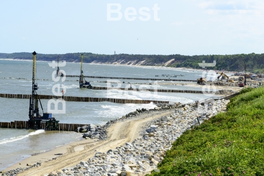 Rebuilding the coast in Ustka