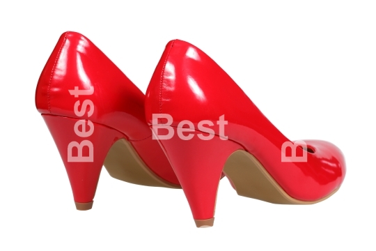 Red women s heel shoes