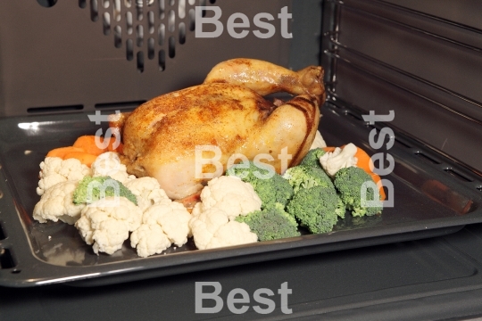 Roasted chicken