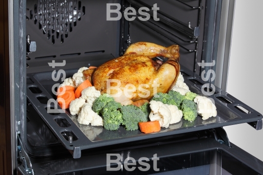 Roasted chicken