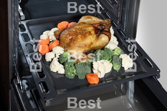 Roasted chicken