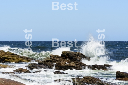 Rocky coast near Svaneke