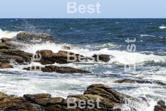 Rocky coast near Svaneke