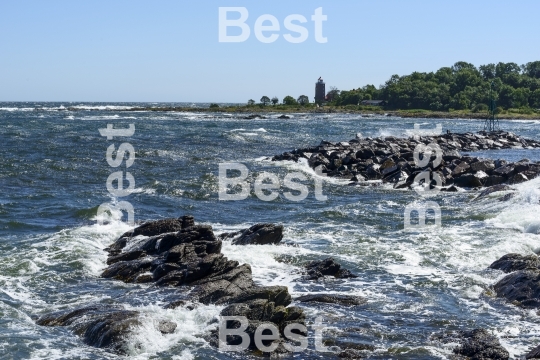 Rocky coast near Svaneke