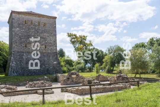 Ruins of ancient city of Butrint, Albania. 