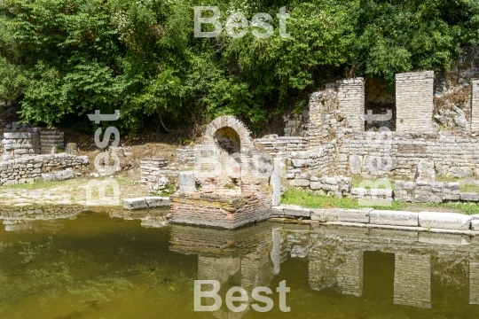 Ruins of ancient city of Butrint, Albania. 