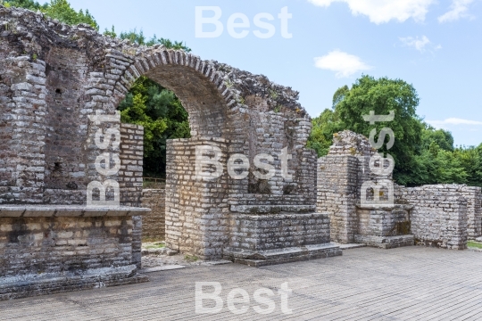 Ruins of ancient city of Butrint, Albania. 