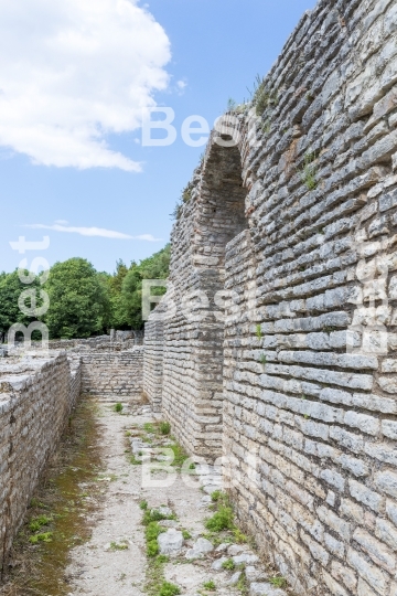 Ruins of ancient city of Butrint, Albania. 