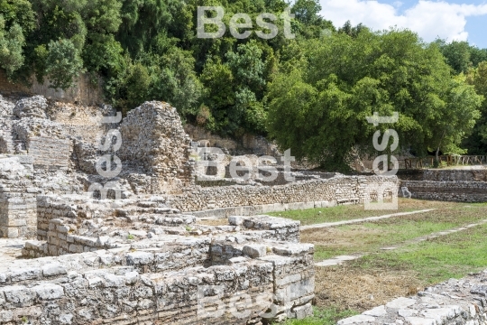 Ruins of ancient city of Butrint, Albania. 