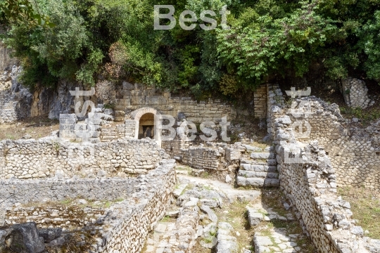 Ruins of ancient city of Butrint, Albania. 