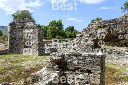 Ruins of ancient city of Butrint, Albania. 