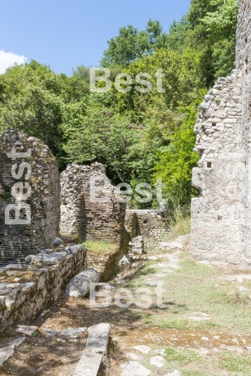 Ruins of ancient city of Butrint, Albania. 