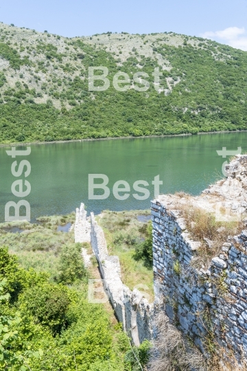 Ruins of ancient city of Butrint, Albania. 