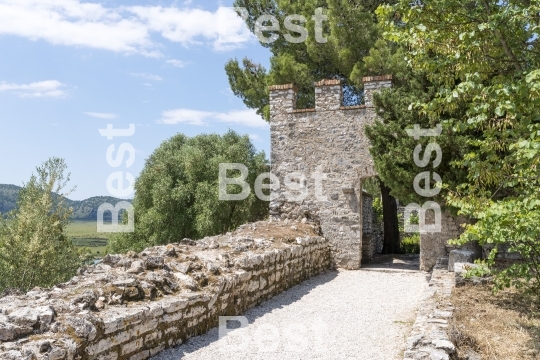 Ruins of ancient city of Butrint, Albania. 