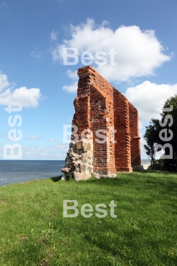 Ruins of gothic church