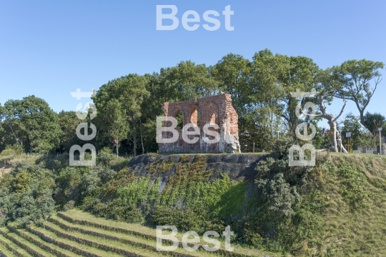 Ruins of gothic church in Trzesacz