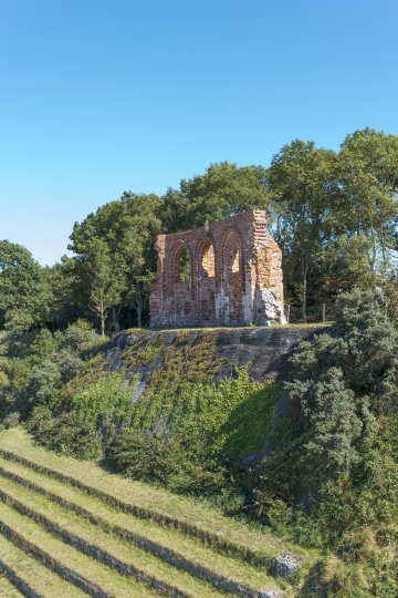 Ruins of gothic church in Trzesacz