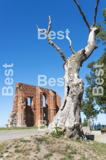 Ruins of gothic church in Trzesacz