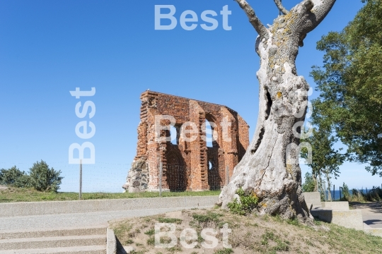 Ruins of gothic church in Trzesacz