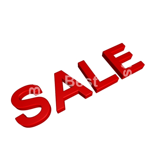 Sale - red sign. 