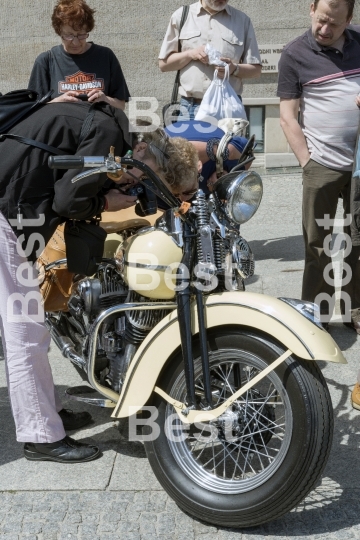 Saturday 18th May 2013. City of Wroclaw is full of bikers and their motorcycles.