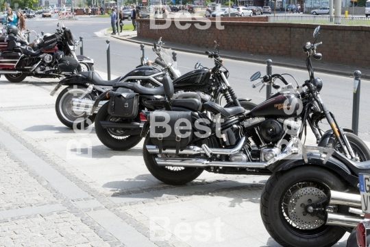 Saturday 18th May 2013. City of Wroclaw is full of bikers and their motorcycles.