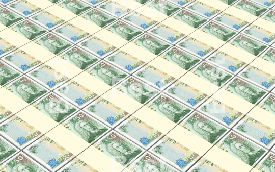 Scotland pound bills stacks background