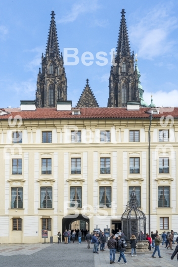 Second Courtyard in Prague Castle