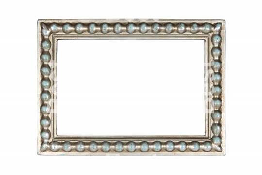 Silver carved picture frame