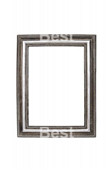 Silver carved picture frame