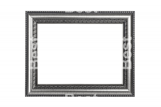 Silver carved picture frame