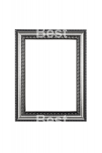 Silver carved picture frame