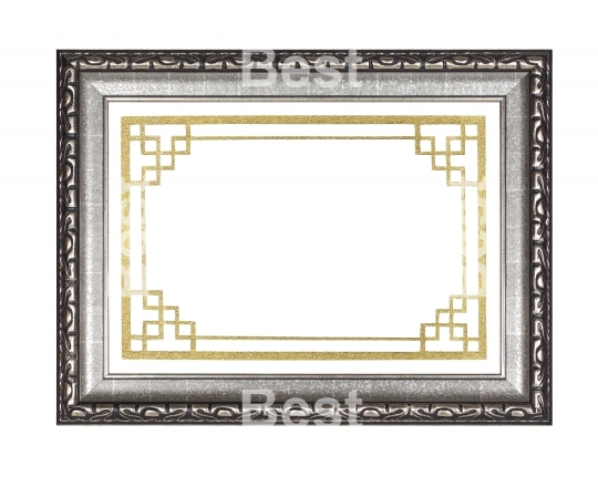 Silver picture frame 