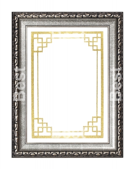Silver picture frame 