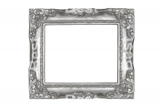 Silver picture frame