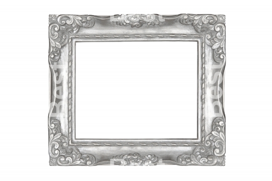 Silver picture frame