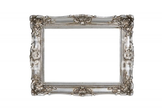 Silver picture frame