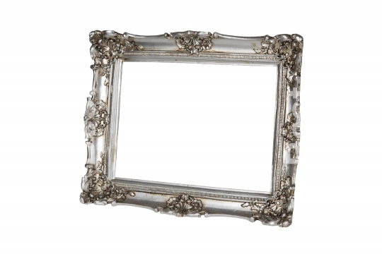 Silver picture frame