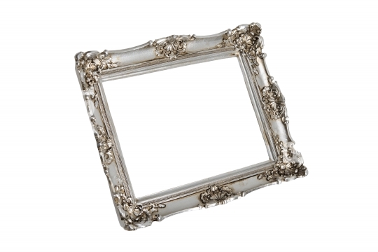 Silver picture frame