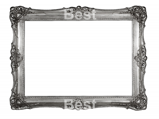 Silver picture frame