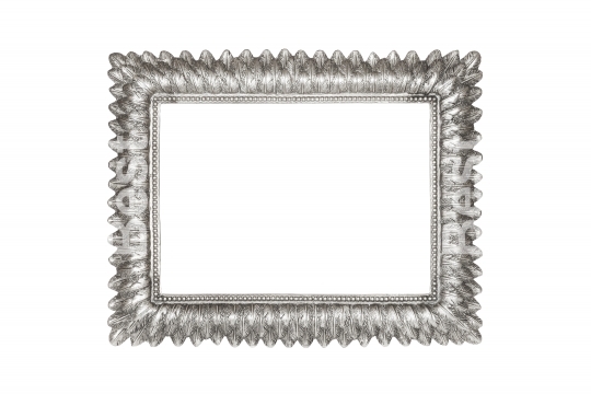 Silver picture frame