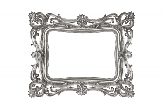 Silver picture frame