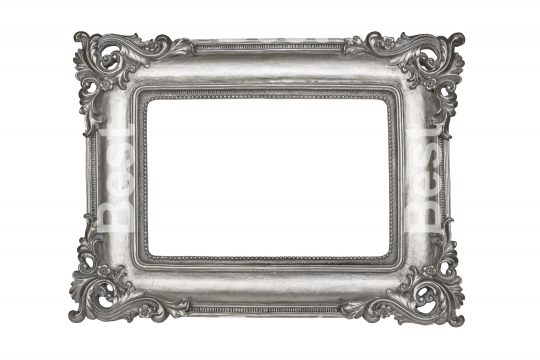 Silver picture frame