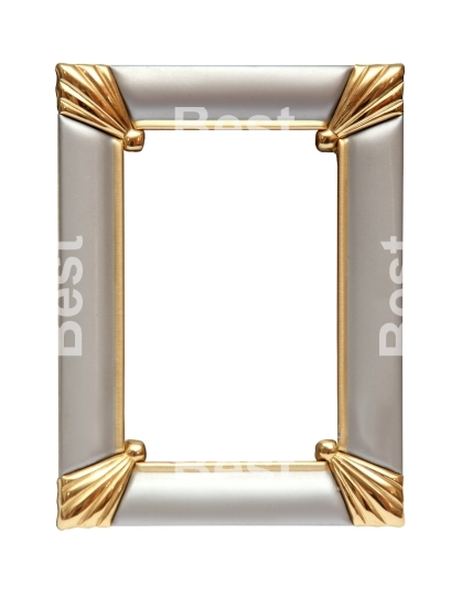 Silver with gold picture frame