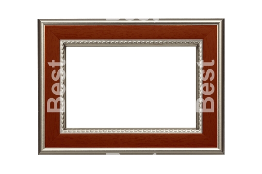 Silver-brown picture frame