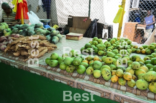 Sir Selwyn Selwyn-Clarke Market, Seychelles island