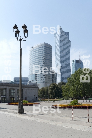 Skyscrapers in Warsaw